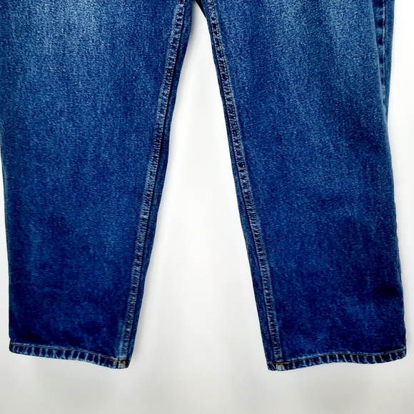 Cat's Eye Mens Straight Leg Denim Jeans Dark Wash Size 38 x 30 Classic High Rise - Picture 4 of 11